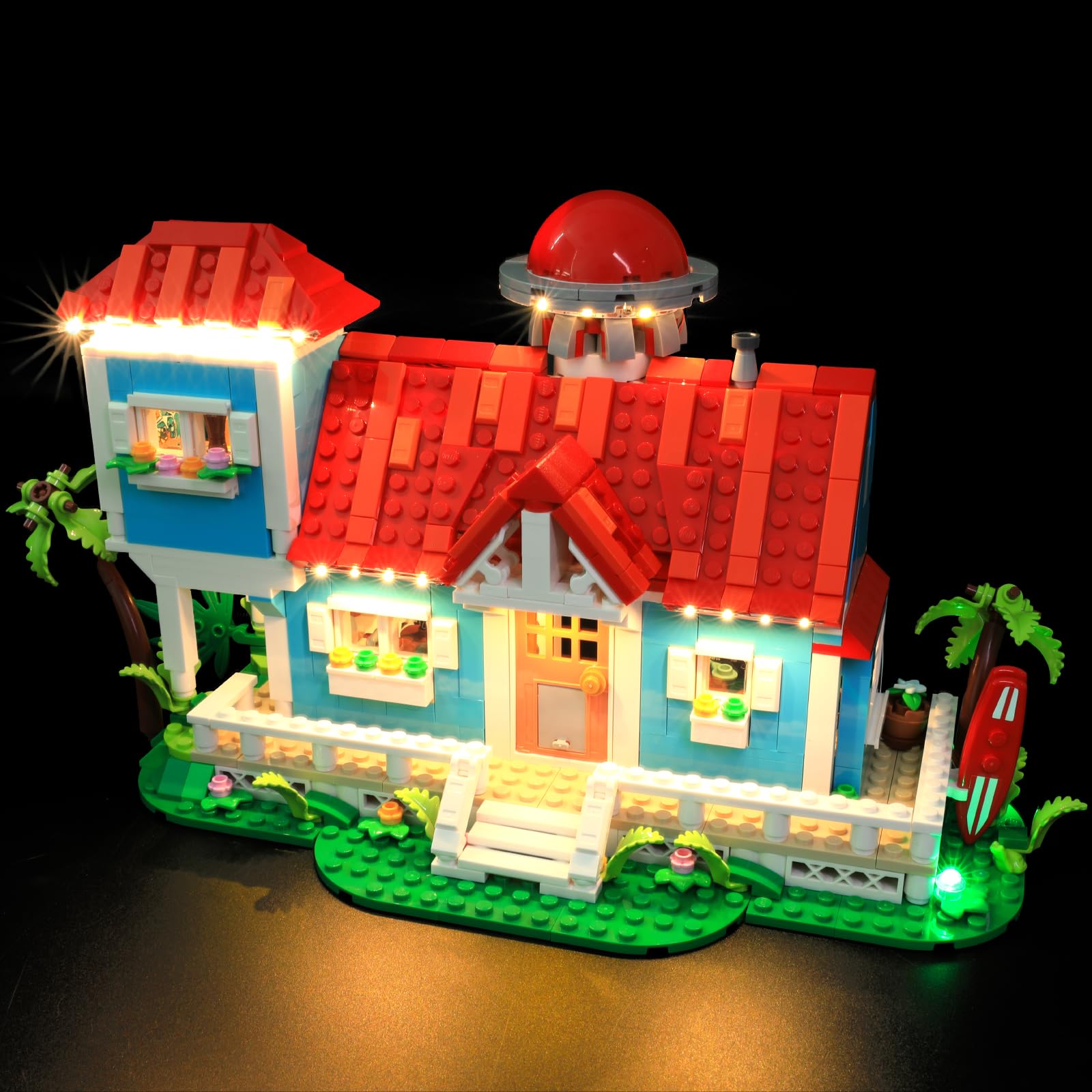LED Light Kit for Lego 43268 Lilo and Stitch Beach House - Lighting Accessories Compatible with Disney 43268 Model - NOT Included The Model Set