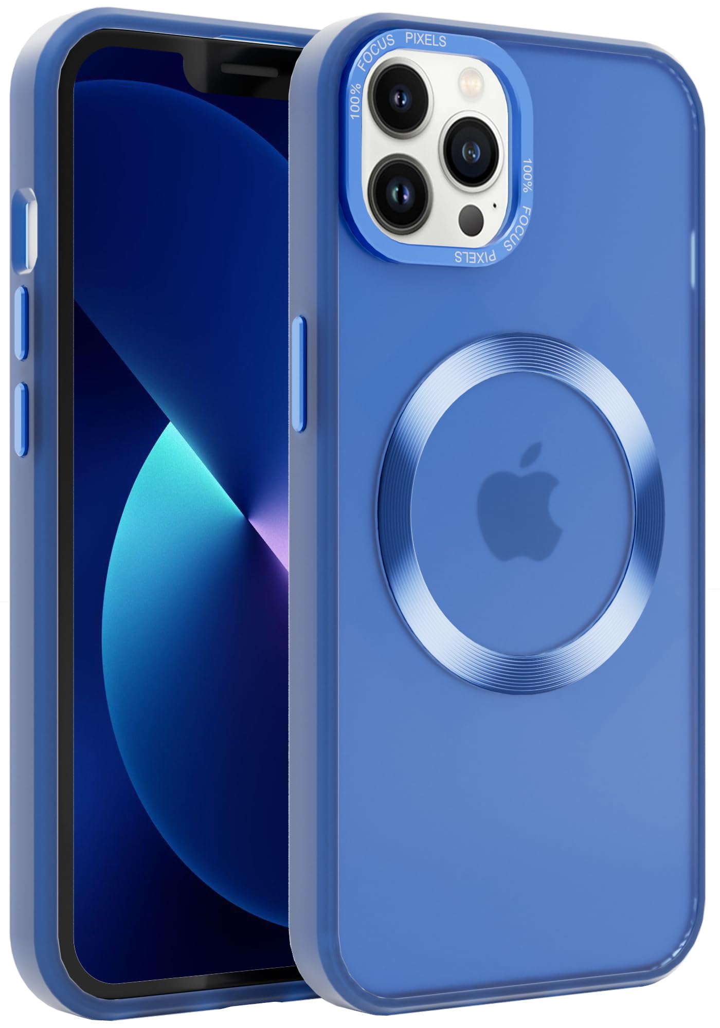 SOOFUNMagnetic for iPhone 13 Pro Max Case, Matte Back Phone Case for iPhone 13 Pro Max Compatible with Magsafe Slim Case for iPhone 13 Pro Max Shockproof Protective Cover for iPhone 13 Pro Max 6.7"