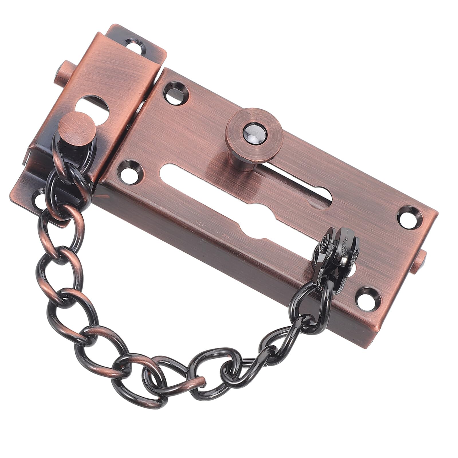 Cadena de seguridad para puerta que evita intrusiones con su cerrojo de acero inoxidable