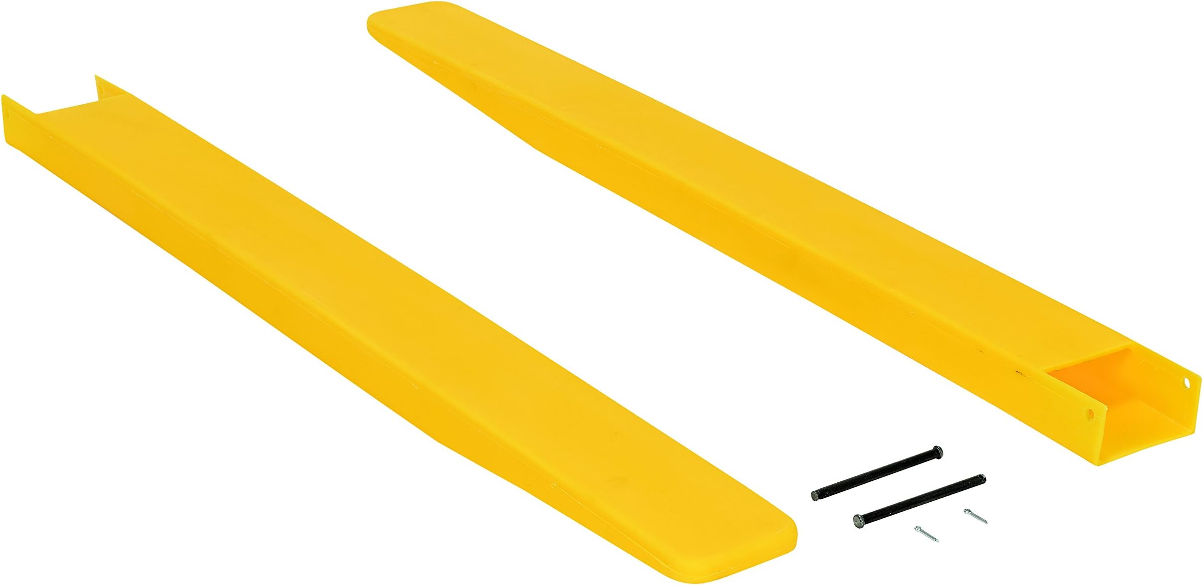 Vestil F4-48 Polyethylene Fork Blade Protectors, 4" x 48", Yellow