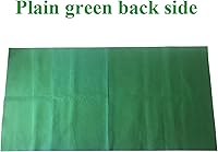 Vista 3 de Diseño de tapete de fieltro para mesa de Blackjack - Rectangular de 36" x 72" estilo Las Vegas, color verde, cubierta de mesa de casino de póquer