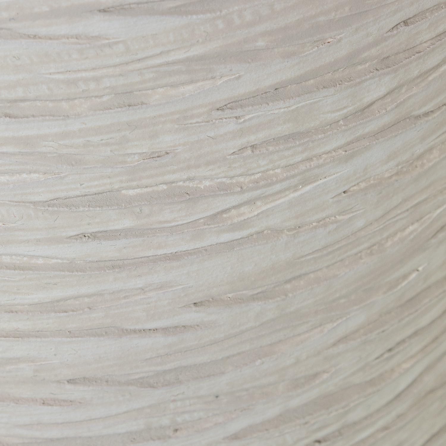 DRW Paraguero Ceramica Redondo Beige Ø25x50cm