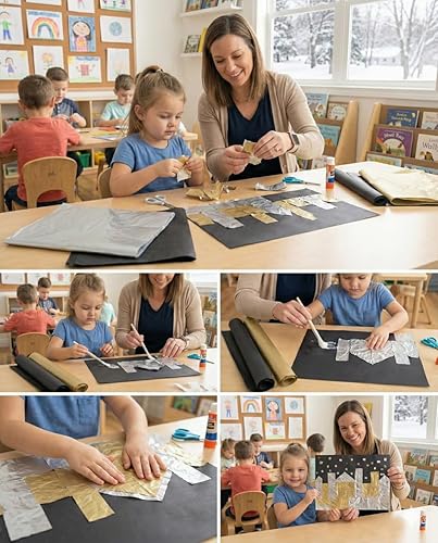 Miniatura 3 de Ocean Tides 60 hojas (14 x 20 pulgadas) de papel de regalo de Navidad, papel de seda de regalo a granel para manualidades, cumpleaños y vacaciones,