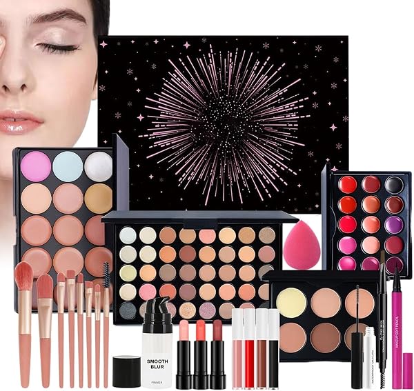 Makeup Set - Beauty Personal Care, Full Kit Eyeshadow Palette for Teenage Women for Beginner Christmas Wife Birthday - 1