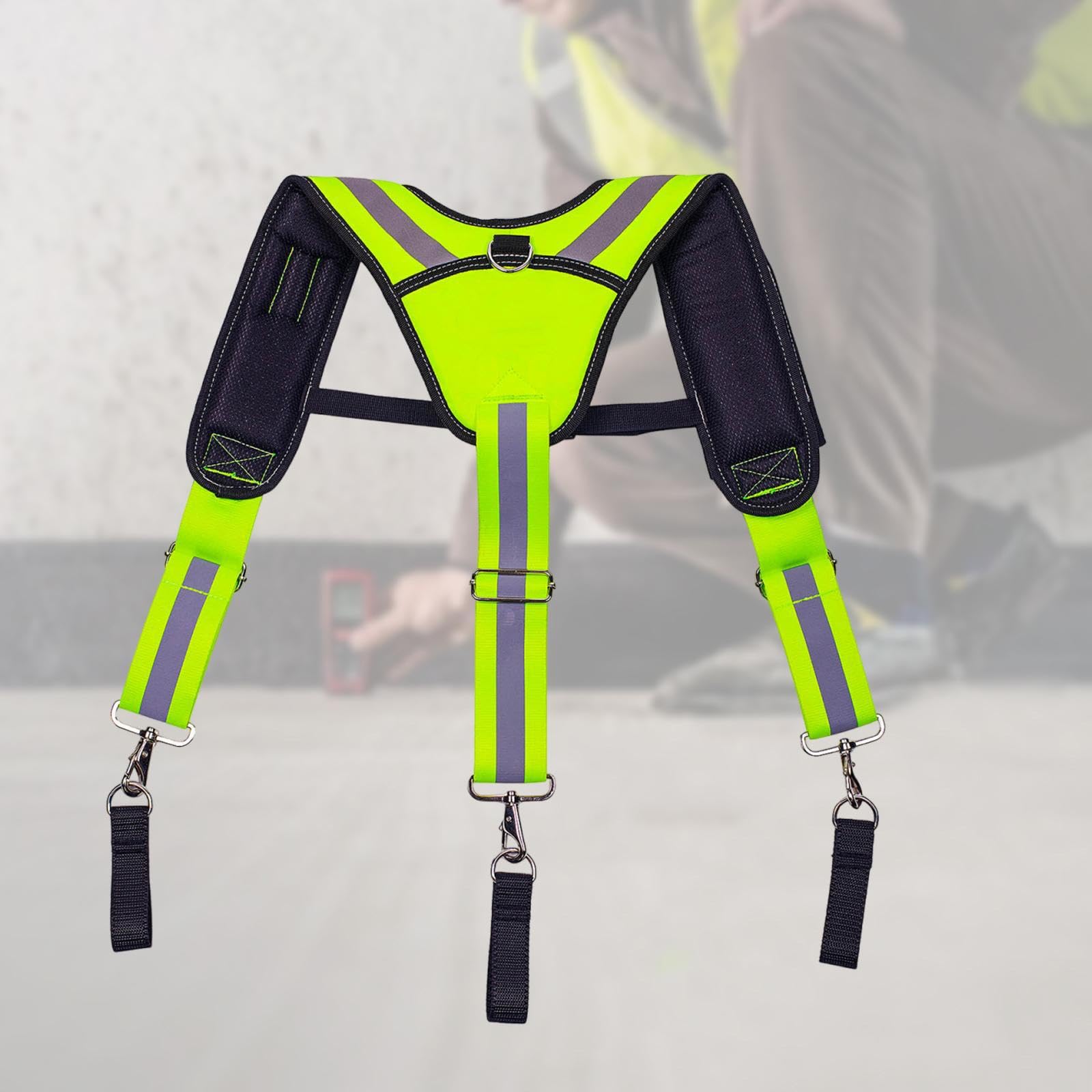 Poche Porte-Outils réfléchissante légère pour Un accès pour aux Outils et Un Confort Optimal Pendant Le Travail. Accessoires avec répartition Uniforme du Poids.