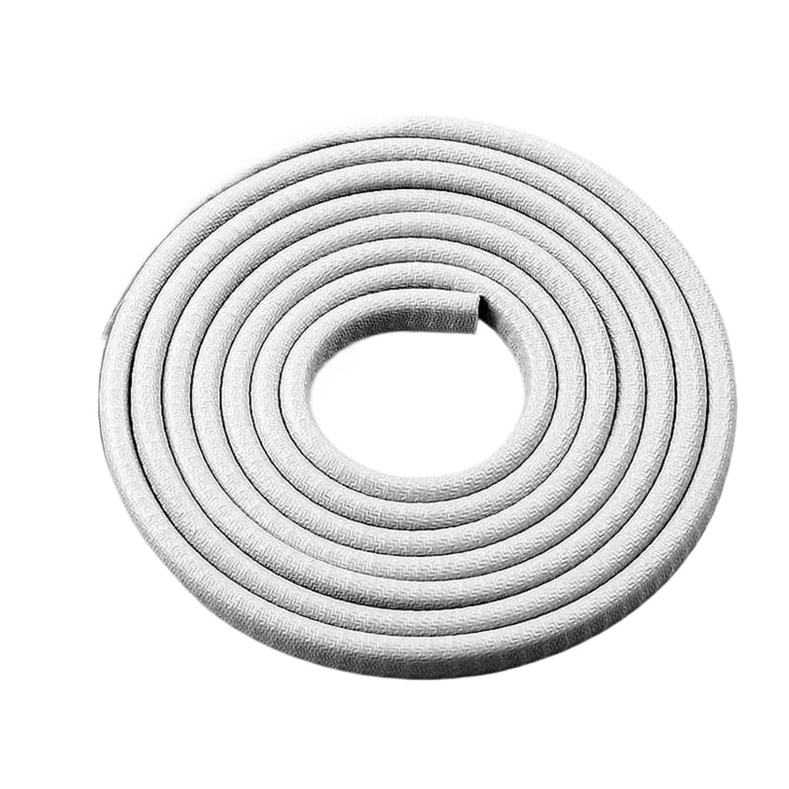 Rubber Seal Decorative Rubber Seal Edge Strip U-Shaped Keel Composite Door Anti-Collision Strip(Grey 10M)