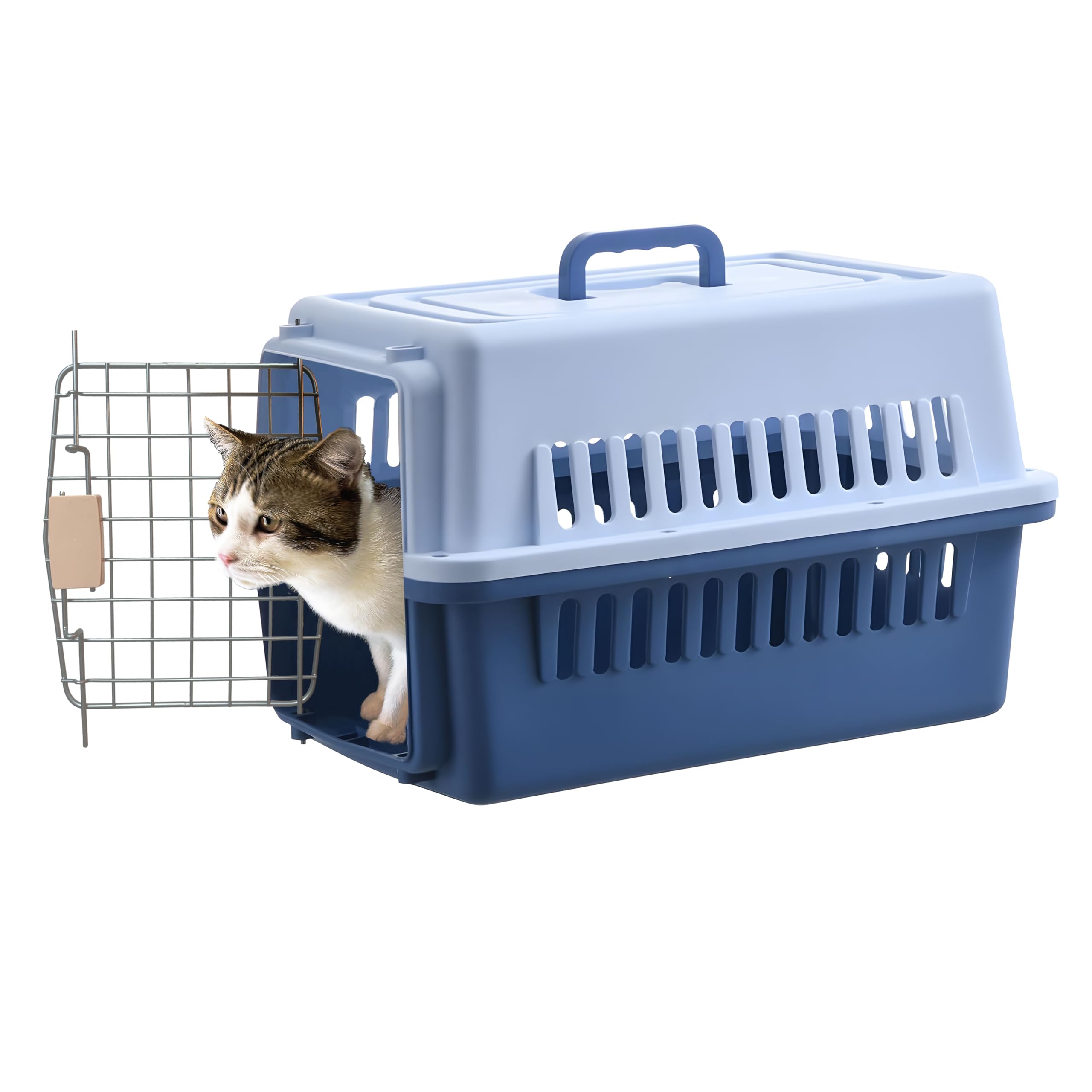 LLGJ -Pets Spree podróżne nosidełko dla zwierząt domowych dla psów/kotów, twarde nosidełka dla zwierząt domowych o wadze do 10 kg, transporter dla małych zwierząt, dopuszczony do podróży