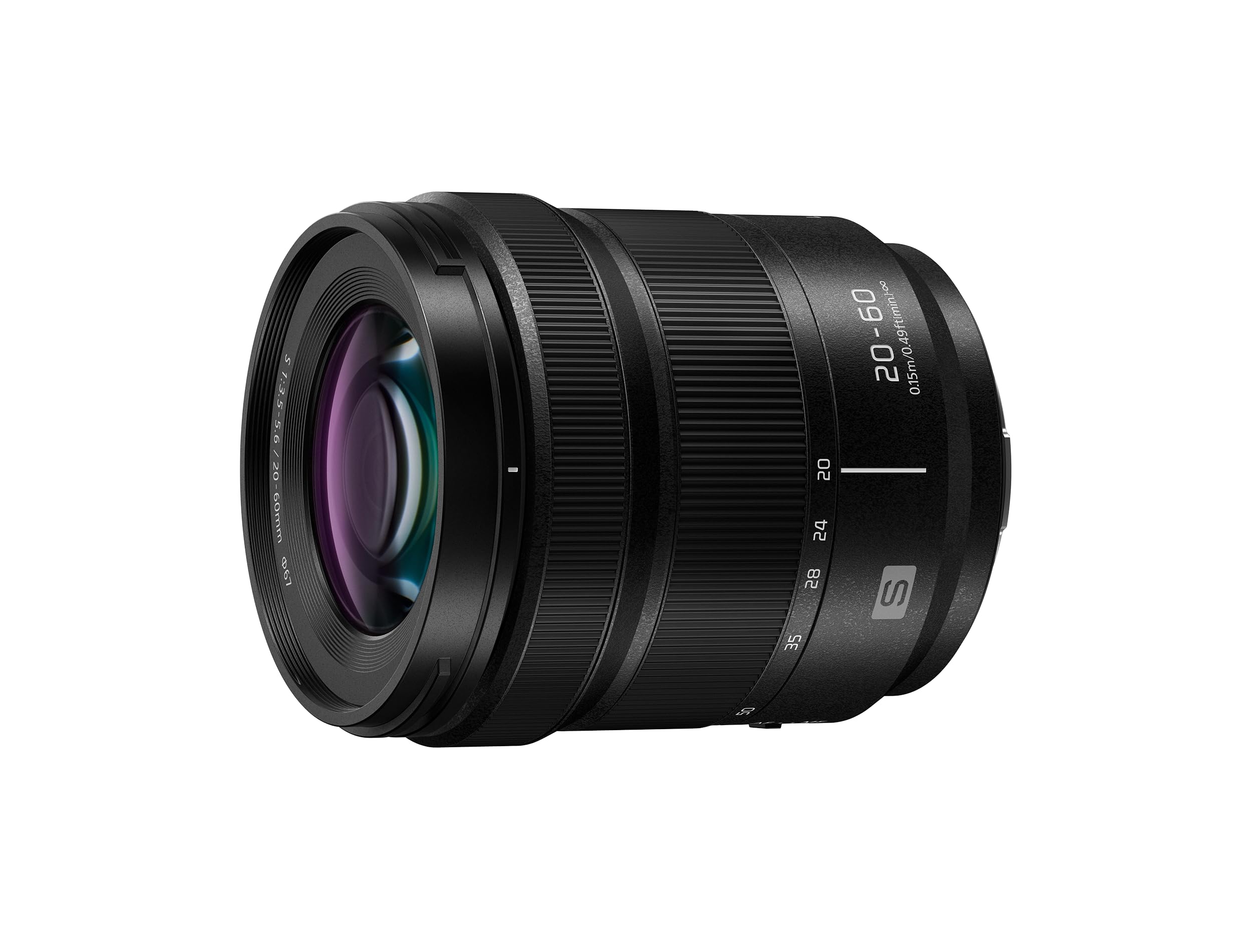Panasonic Lumix S-R2060E Obiettivo 20-60 mm, F3.5-5.6, Design Rugged, Pratico e Versatile, Nero