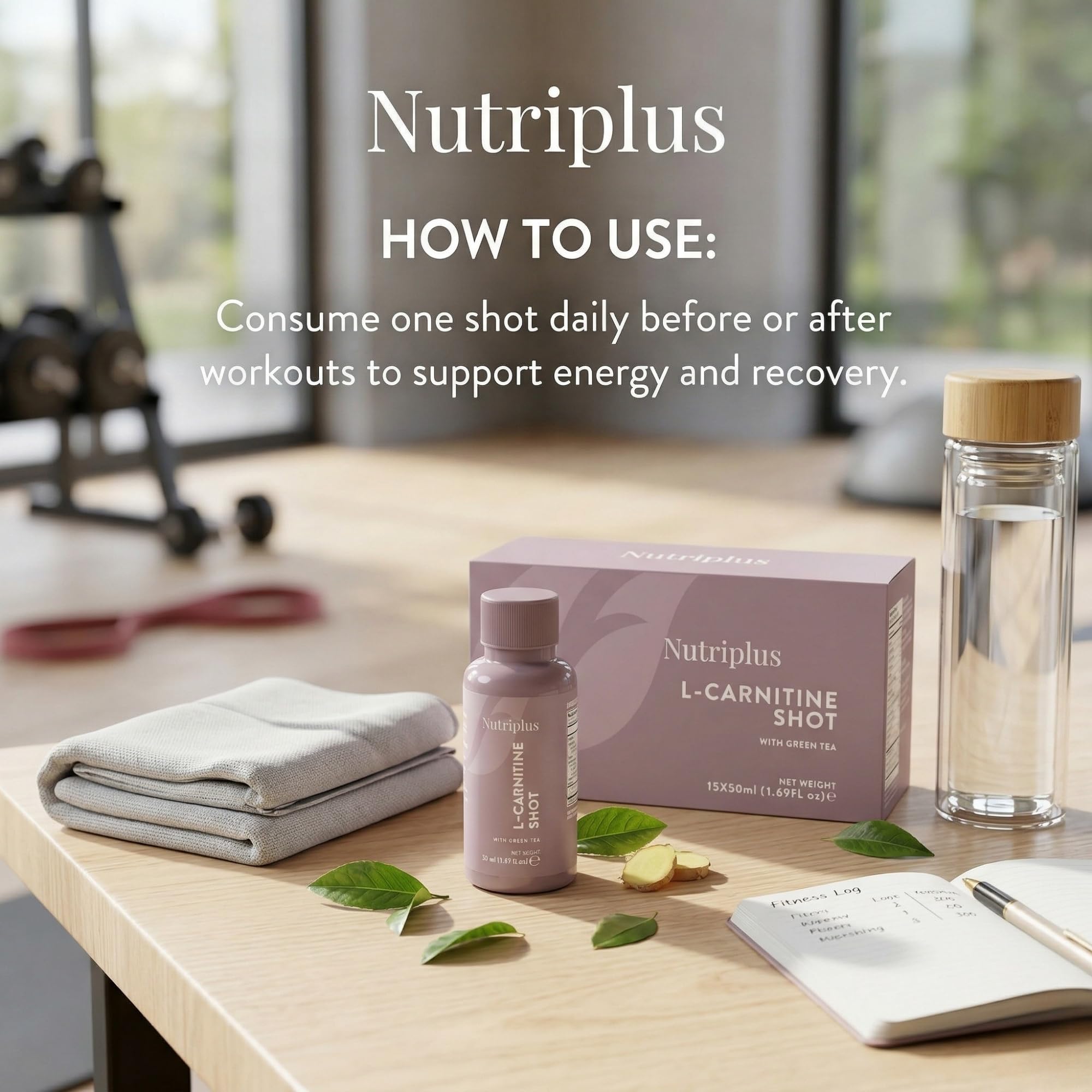 Amazon.com: FARMASi Nutriplus L Carnitine Shot Drink, 1500 mg L de carnitina  con extracto de té verde y vitamina B6, sabor cítrico, sin azúcar, sin  cafeína, 15 x 1.7 fl oz :