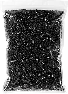 Fuse Beads 6000 Melting Beads 5mm Fusion Beads Compatible Perler Beads Hama Beads, Black