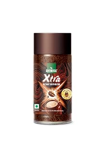 CONTINENTAL XTRA Coffee | Strongest Instant Coffee Powder | Instant South Blend | 70% Coffee & 30% Chicory | 50g Jar