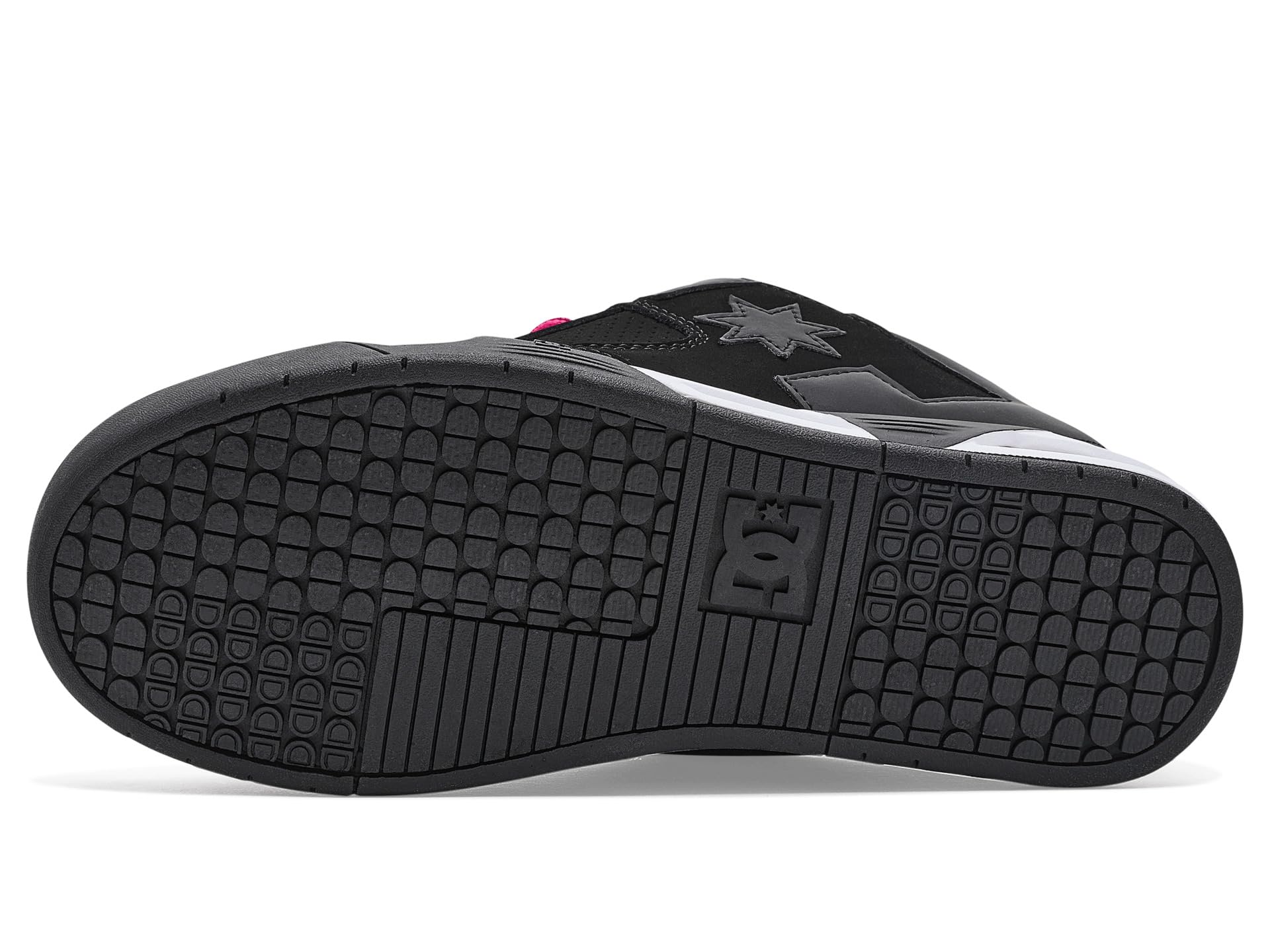 DC Shoes Command para mujer, Negro/Rosa, 7.5