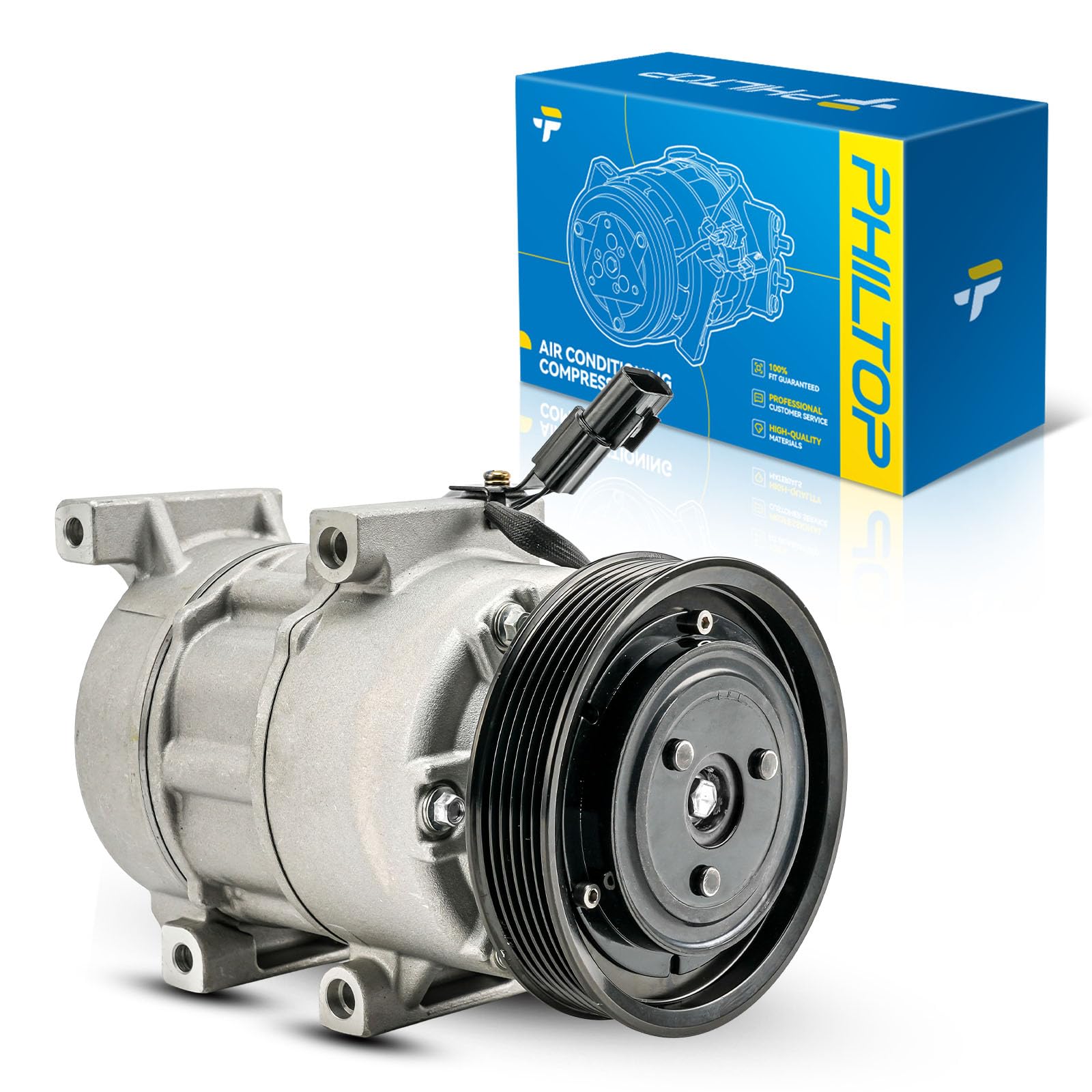 PHILTOP 168357 NEW AC Compressor w/Clutch for Tucson 2016-2017 1.6L