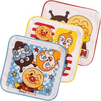 Amazon.co.jp: サロンジェ アンパンマン ミニタオル3枚セット 824958