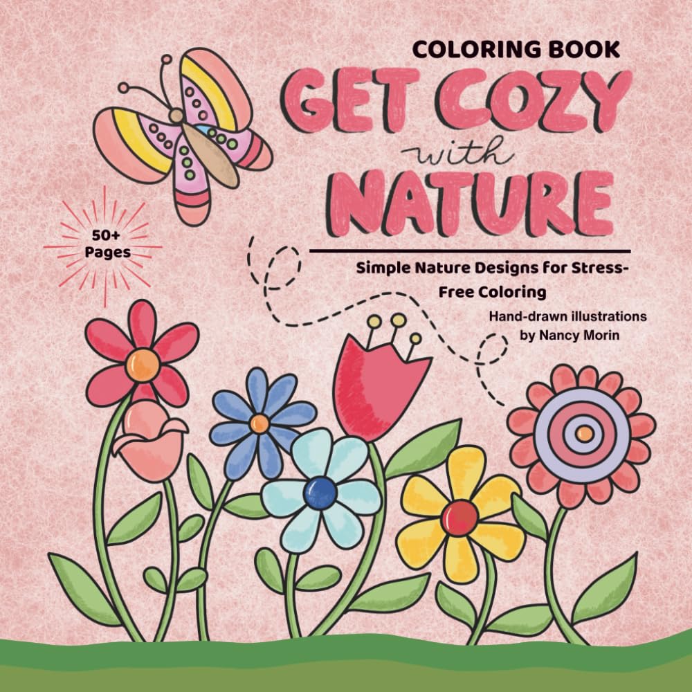Get Cozy with Nature Coloring Book