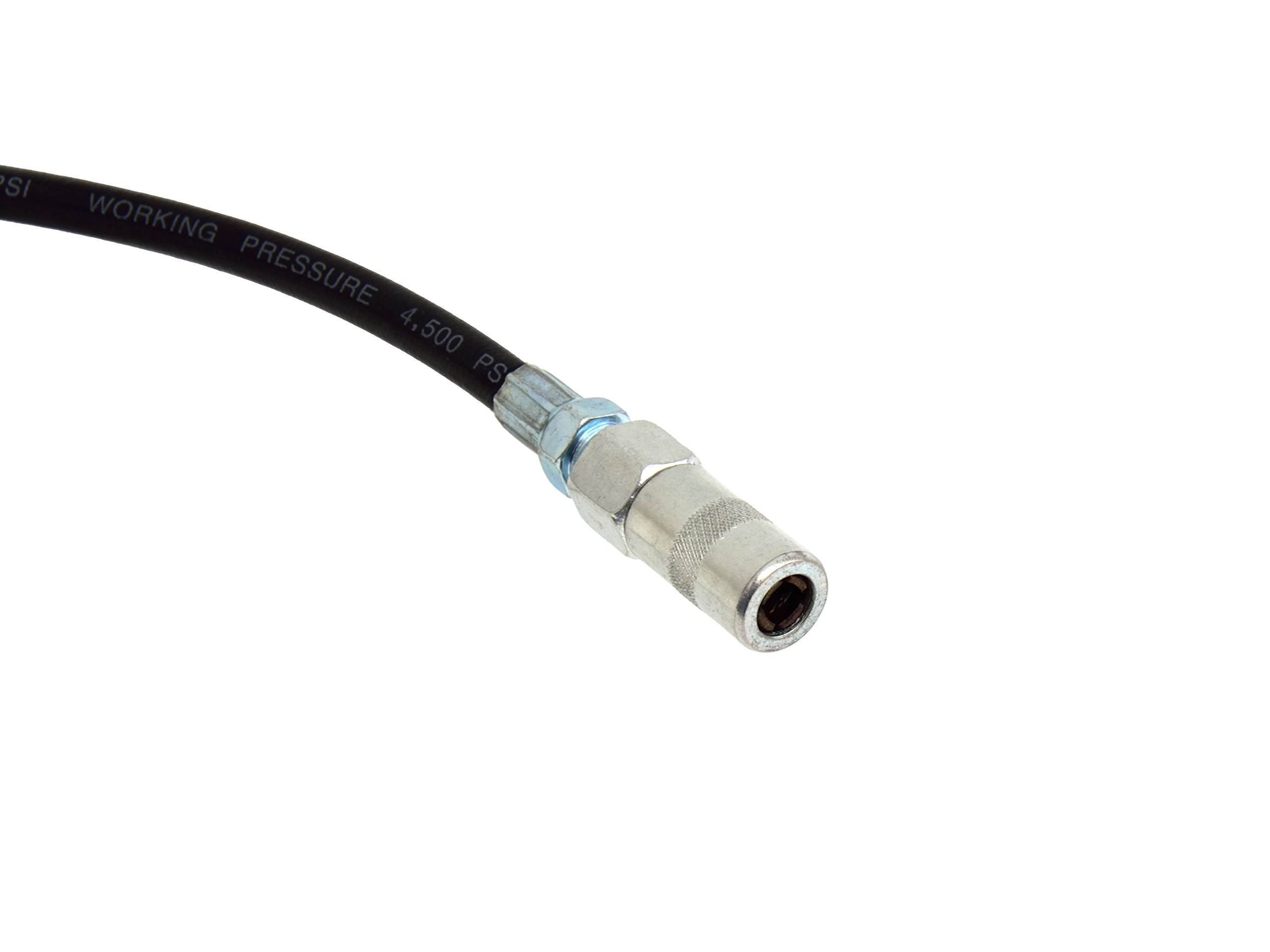 BSD Pompa a Grasso - Ingrassatrice, Pompa Ingrassaggio, Ingrassatore a Barile, Ingrassatore con Pompa a pedle - 3L - Tubo 4m