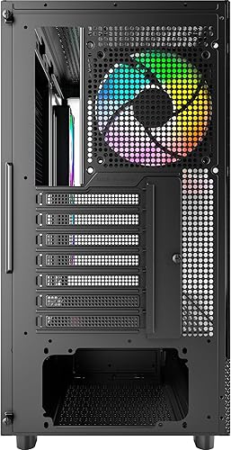 Miniatura 48 de Montech - 6 unidades de malla X3, 3 ventiladores fijos de 140 mm y 3 ventiladores fijos de 120 mm con iluminación RGB, carcasa ATX de media torre