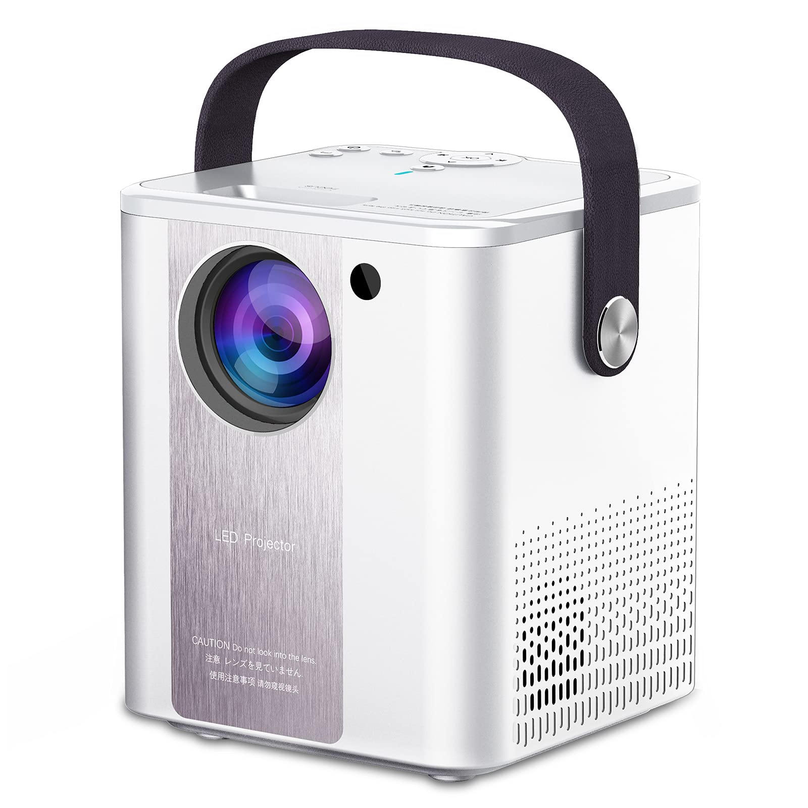 Mini Projector, OUSSION Portable Projector, Outdoor Movie Projector, LED Video Movie Projector with 