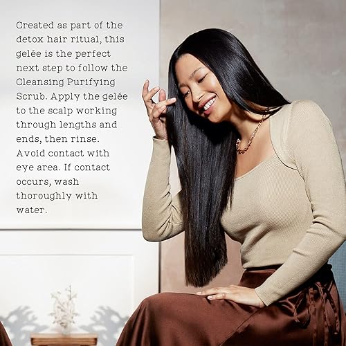 Miniatura 4 de Christophe Robin Acondicionador ligero purificador Gelèe con minerales marinos para longitudes suaves y cuero cabelludo graso 6.7 fl. oz