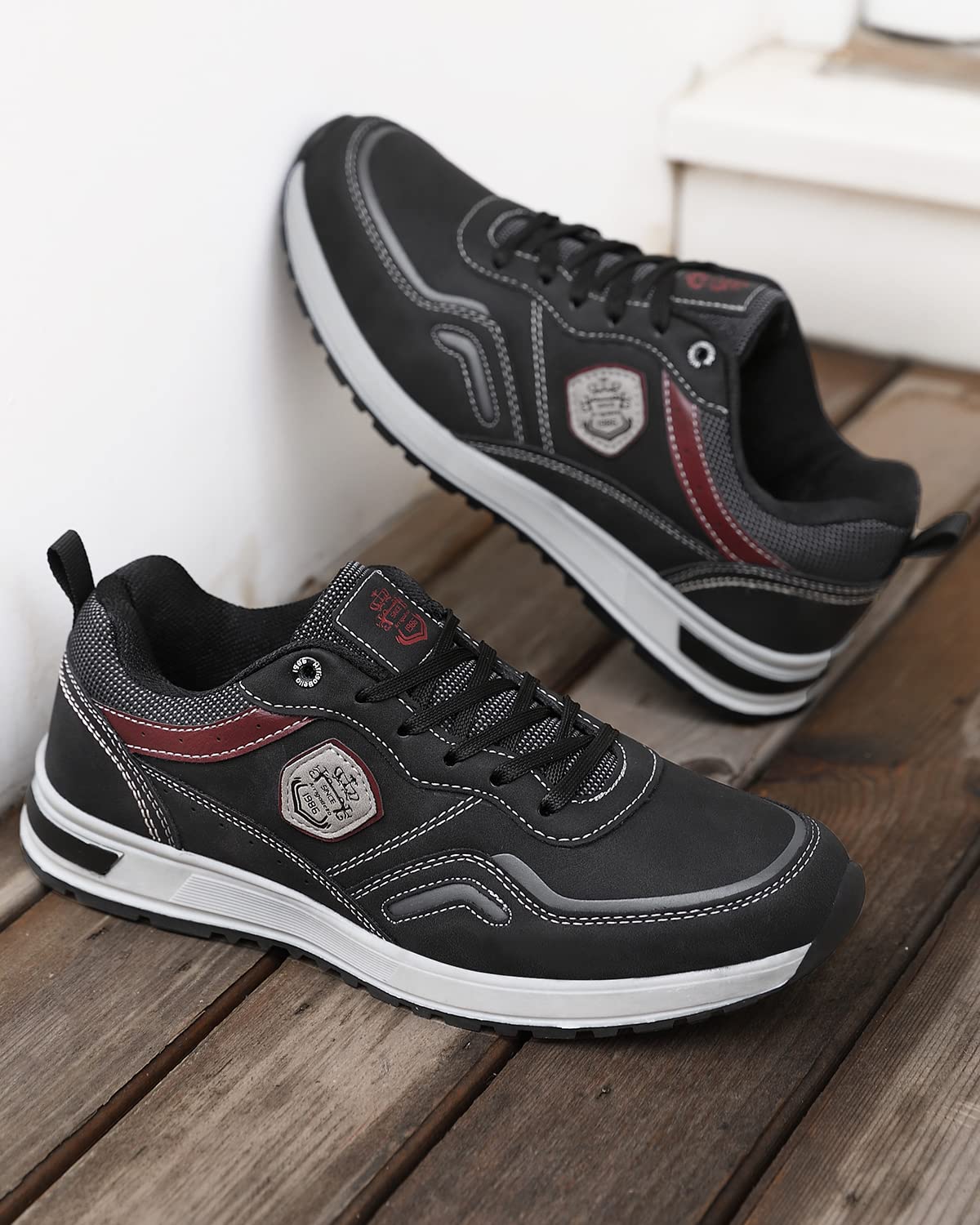ARRIGO BELLO Zapatillas Hombre Zapatos Vestir Casual Deportivas Transpirables Gimnasio Correr Running Al Aire Libre Sneakers Talla 41-46