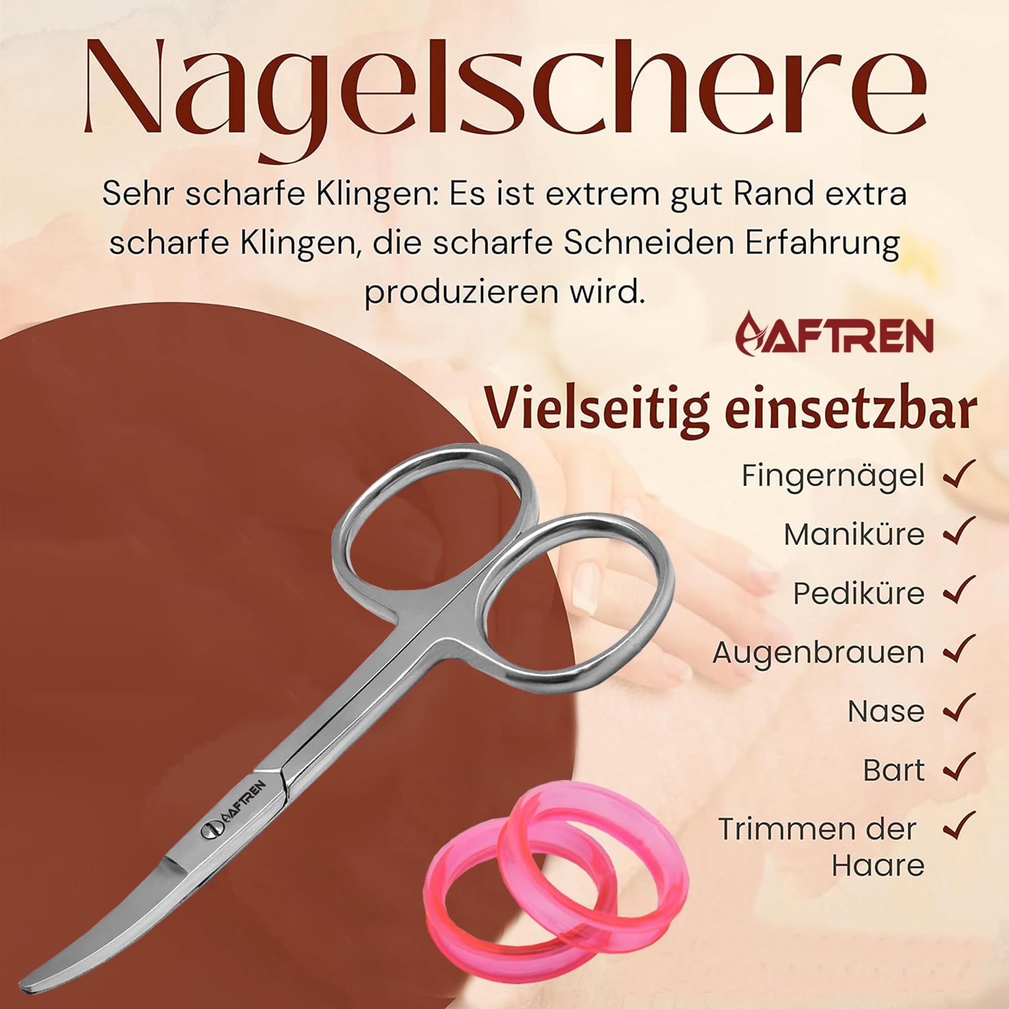Ciseaux à ongles pour bébé Coupe-ongles de sécurité Coupe-ongles pour bébé Outil de manucure pratique en acier inoxydable pour soins des ongles