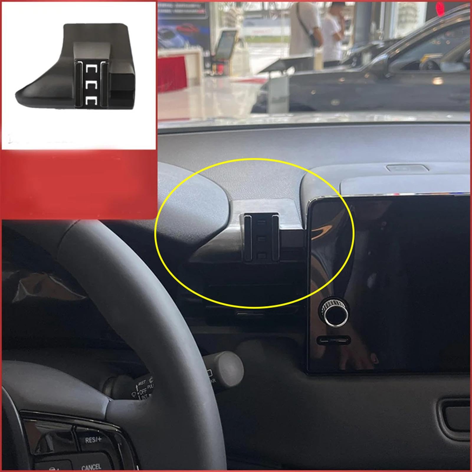 Soporte Móvil Coche para Honda HR-V RV Vezel 2022-2024, Soporte para teléfono móvil para Coche con Clip para Rejilla de ventilación
