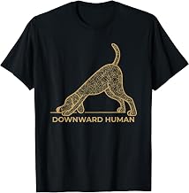 Downward Human – Mandala Dog Yoga Pose Yoga Dog Lover T-Shirt