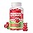 90 CT Magnesium Glycinate Gummies 1000mg - Sugar Free Magnesium Potassium Supplement with Vitamin D, B6, CoQ10 for Calm Mood & Sleep Support - 90 Raspberry Gummies