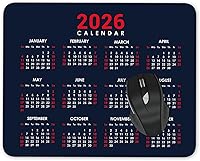 Vista 6 de Alfombrilla de mouse con calendario para juegos, alfombrilla de mouse antideslizante con respaldo de goma (calendario del año 2025)