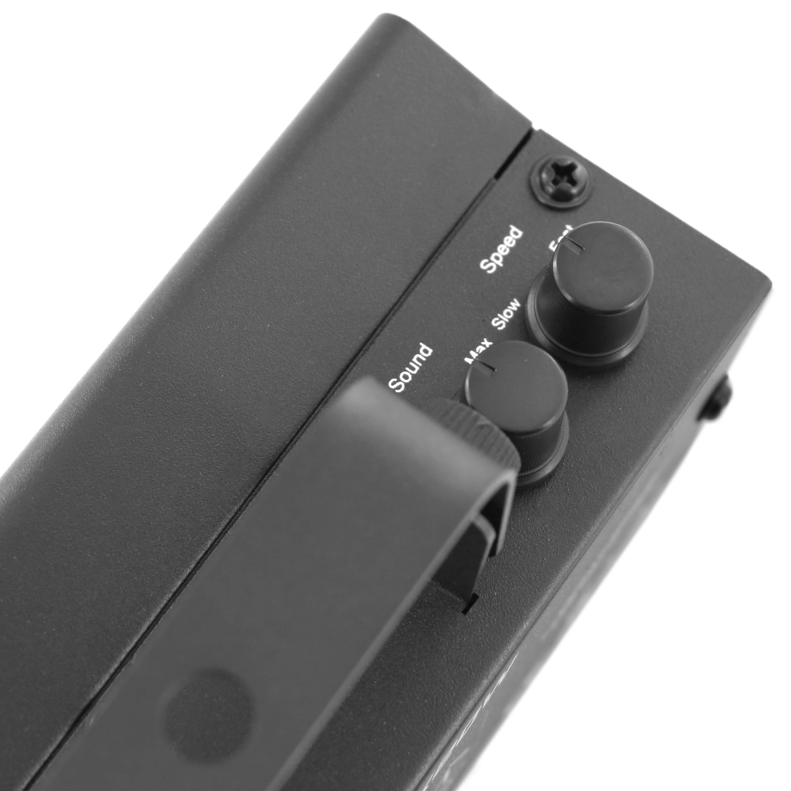 BoomTone DJ LED Strobe 2 x 20 W Nero - Stroboscopio LED potente per effetti di luce mozzafiato - Giochi di luce serale - Strobe DJ - Rilevamento musicale - Flash intenso - Illuminazione da discoteca