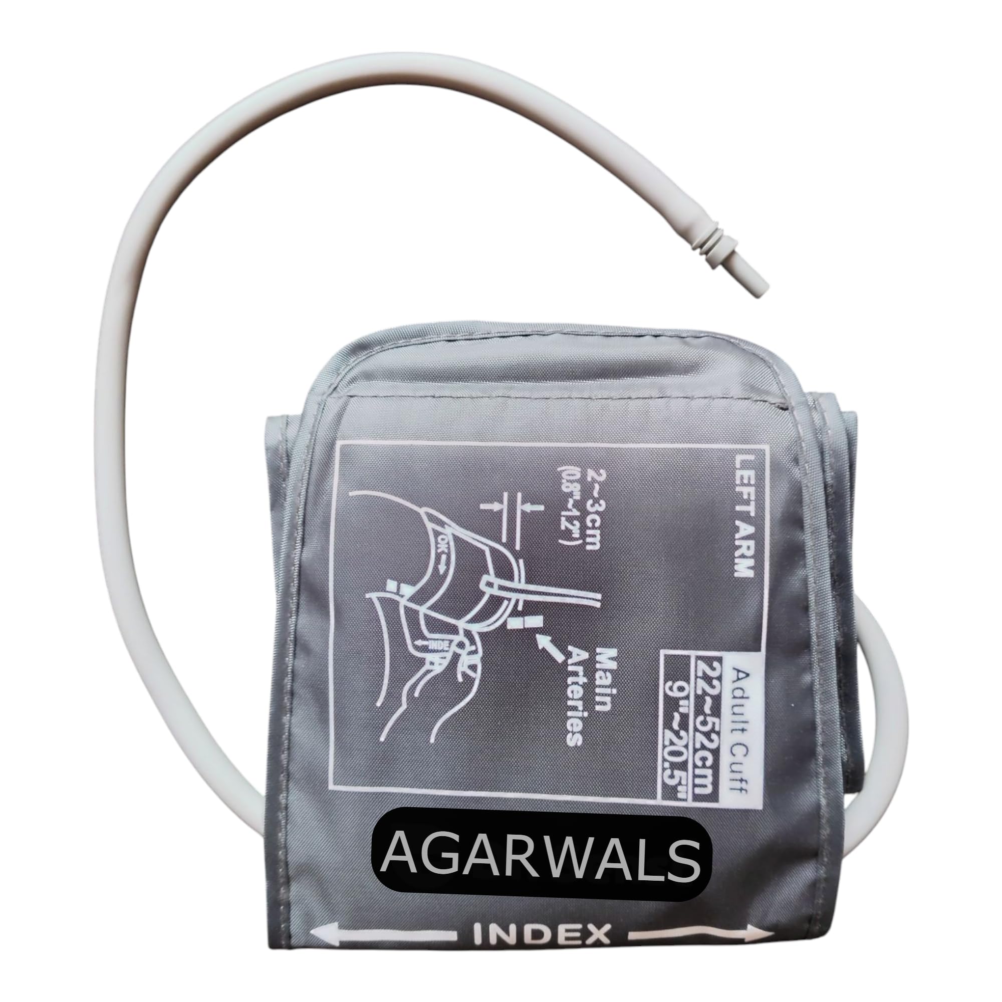 Agarwals Digital Blood Pressure Monitor Extra Large Cuff size 22 cm to 52 cm Bp Monitor Cuff-image-14