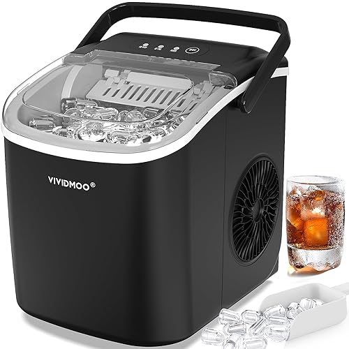 Miniatura 9 de Nugget Ice Makers - Máquina de hielo sónico de día de 33 libras, máquina de hielo para encimera con hielo masticable apto para dientes, máquina de