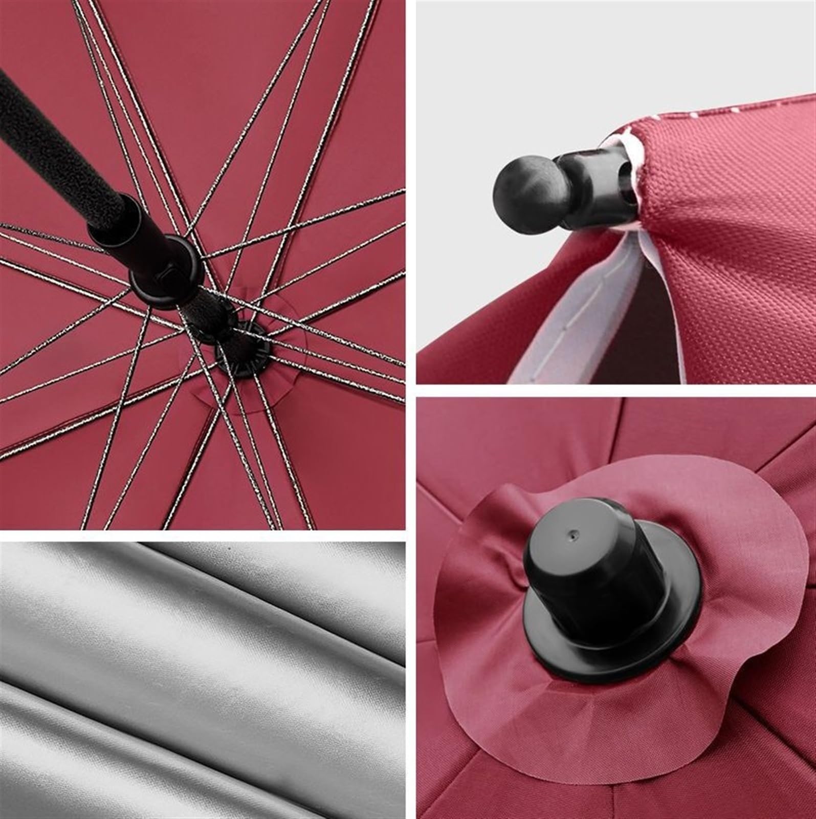 Prosty Parasol, Parasol Ogrodowy Okrągły Parasol Ogrodowy Na Werandę Przy Basenie Bez Podstawy Ogrodowy Parasol(Grün)