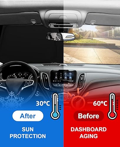 Vista 5 de Parasol para parabrisas de clase C para Benz para Mercedes Benz Clase C W205 C250 C300 C400, protector de parabrisas para ventana de 2015-2023