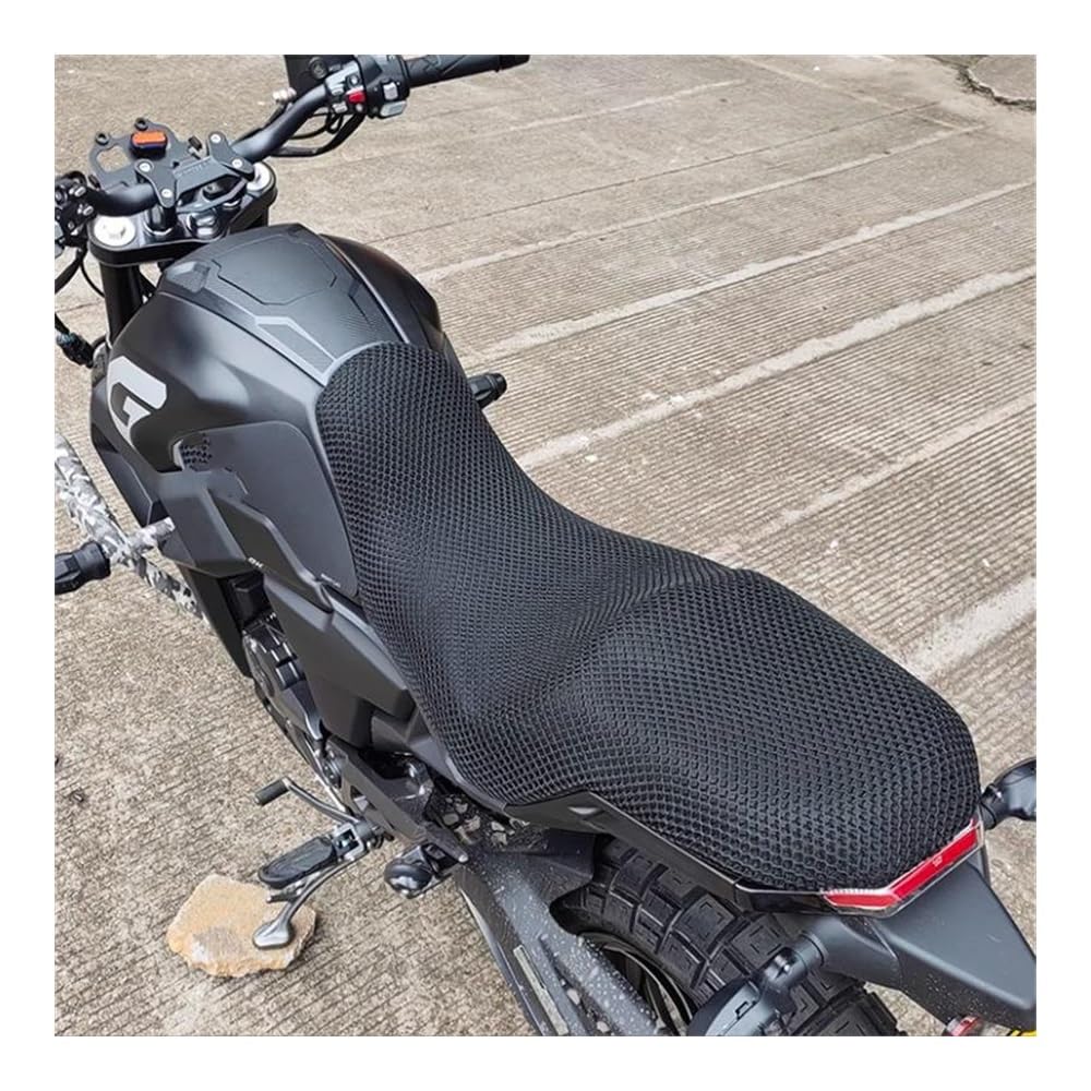 Siège Respirant Long Trajet Coussin Gel Pour Selle Moto - Housse Ultralégère Respirante - Compatible Zontes G1 125, Keeway, Etc. - Confort Long Trajet