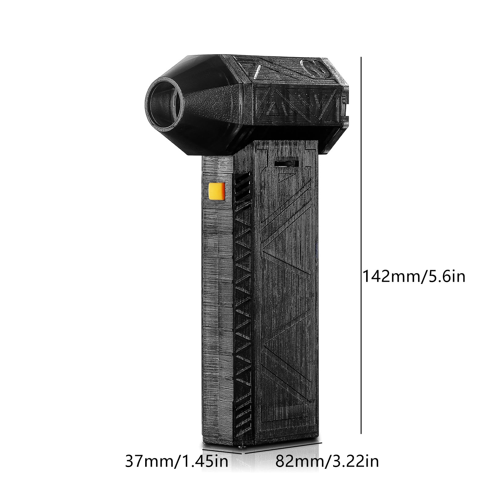 Ventilateur Rechargeable 6000 mAh 130000 / Min Moteur Dépoussiéreur à Neige avec Conception sans balais pour terrasse, Voiture, Entretien de la Maison, souffleuse à Neige et à Neige