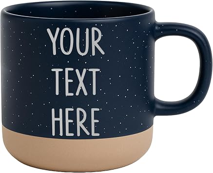 Custom Coffee Mug - Personalized Ceramic Cup with Name - 12 oz Cute Coffee Mugs - Unique Customized Gifts - Design Your Own Customizable Mug - Large Custom Cups for Men & Women 02