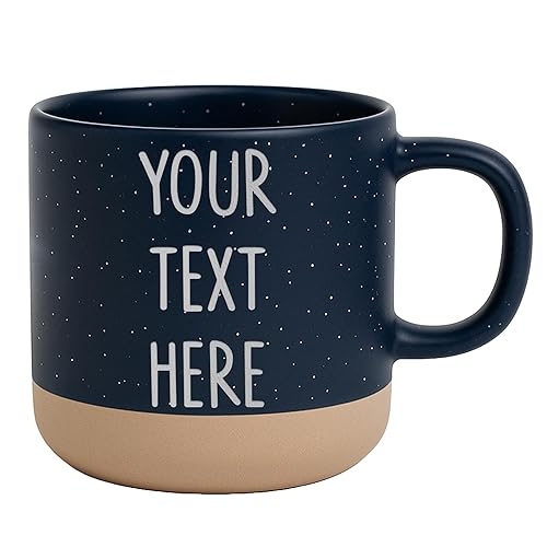 Custom Coffee Mug – Personalized Ceramic Cup with Name – 12 oz Cute Coffee Mugs – Unique Customized Gifts – Design Your Own Customizable Mug – Large Custom Cups for Men & Women (02)