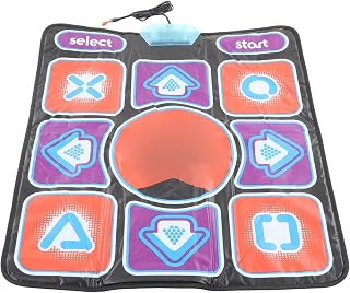 Naroote Dance Mat, Preschool Education Non-Slip Foldable PVC Hand Foot Coordination Improving Dance Rhythm Step Play Mat for TV