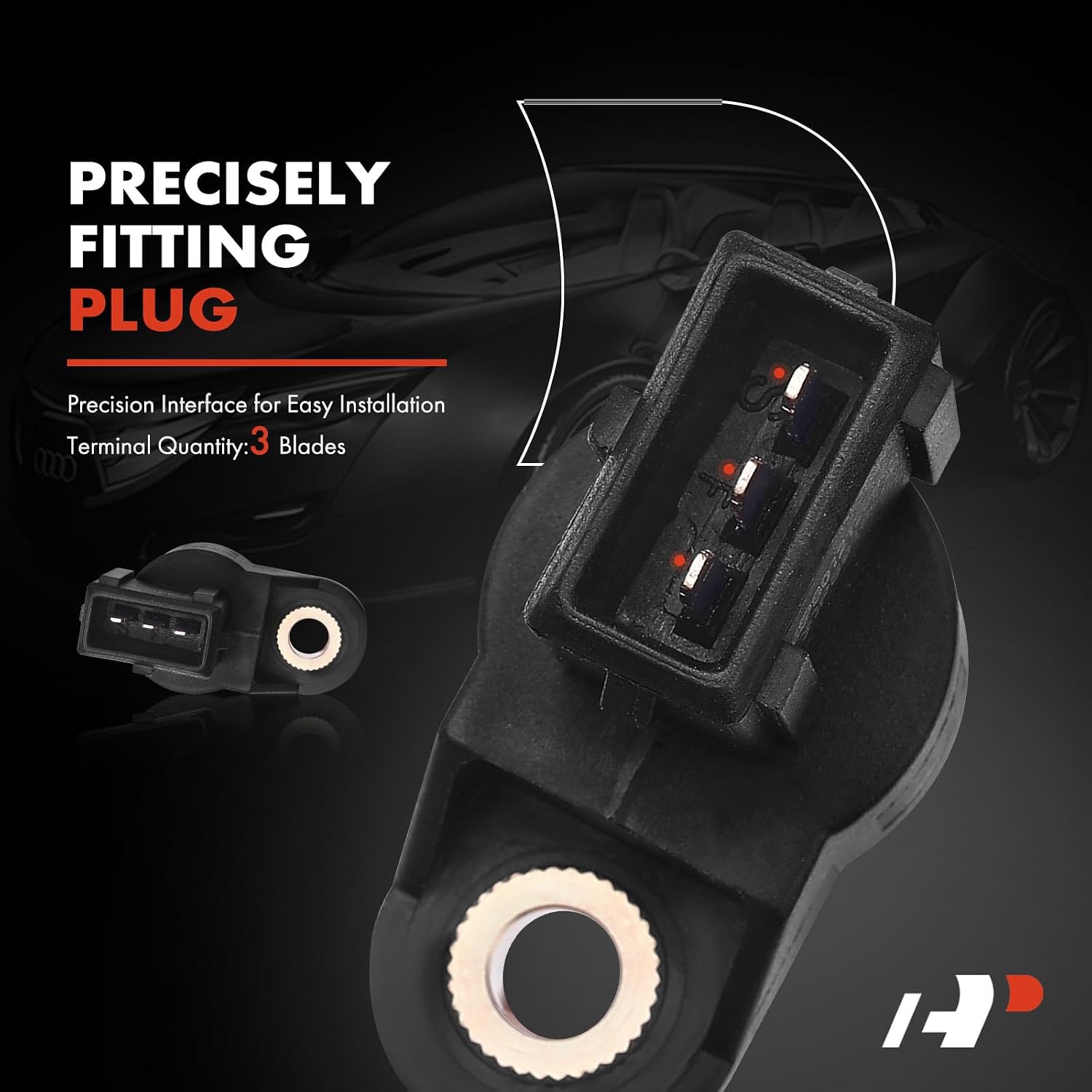 A-Premium Engine Crankshaft Position Sensor Compatible with Hyundai Elantra 2001-2012 Tiburon Tucson & Kia Soul 2010-2011 Spectra Spectra5, Replace# 3918023500