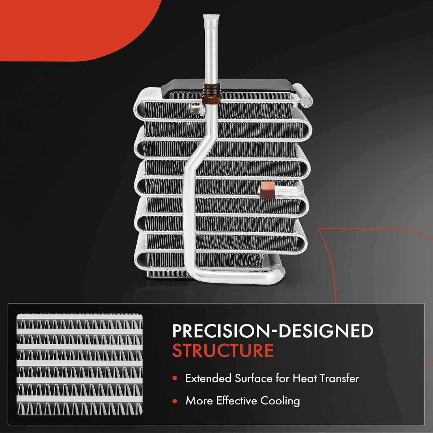 A-Premium AC Evaporator Core Compatible with Honda Civic/CRX 1988 1989 1990 1991