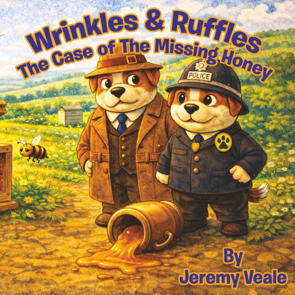 Wrinkles & Ruffles: The Case of the Missing Honey: Beautifully Illustrated Children's Book about Dogs, Wales, Adventure, Mysteries, About Food, ... 51 Pages | Gift for Bed Times & Holidays: 2