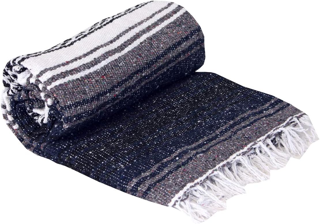 Canyon Creek Authentic Mexican Yoga Falsa Blanket (Light Brown)