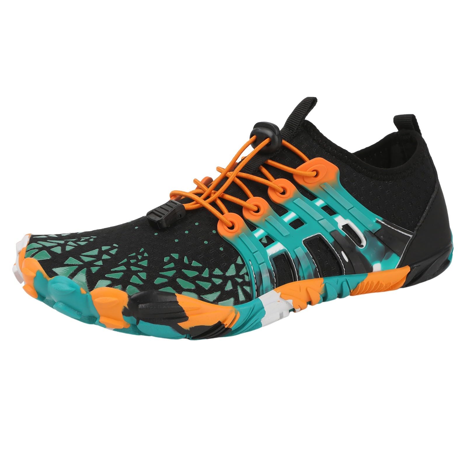Zapatillas Mujer Zapatos acuáticos para mujer y hombre, zapatos de playa, pies descalzos, deportes al aire libre verano para senderismo, natación, playa, río, piscina, zapatos de piscina para mujer