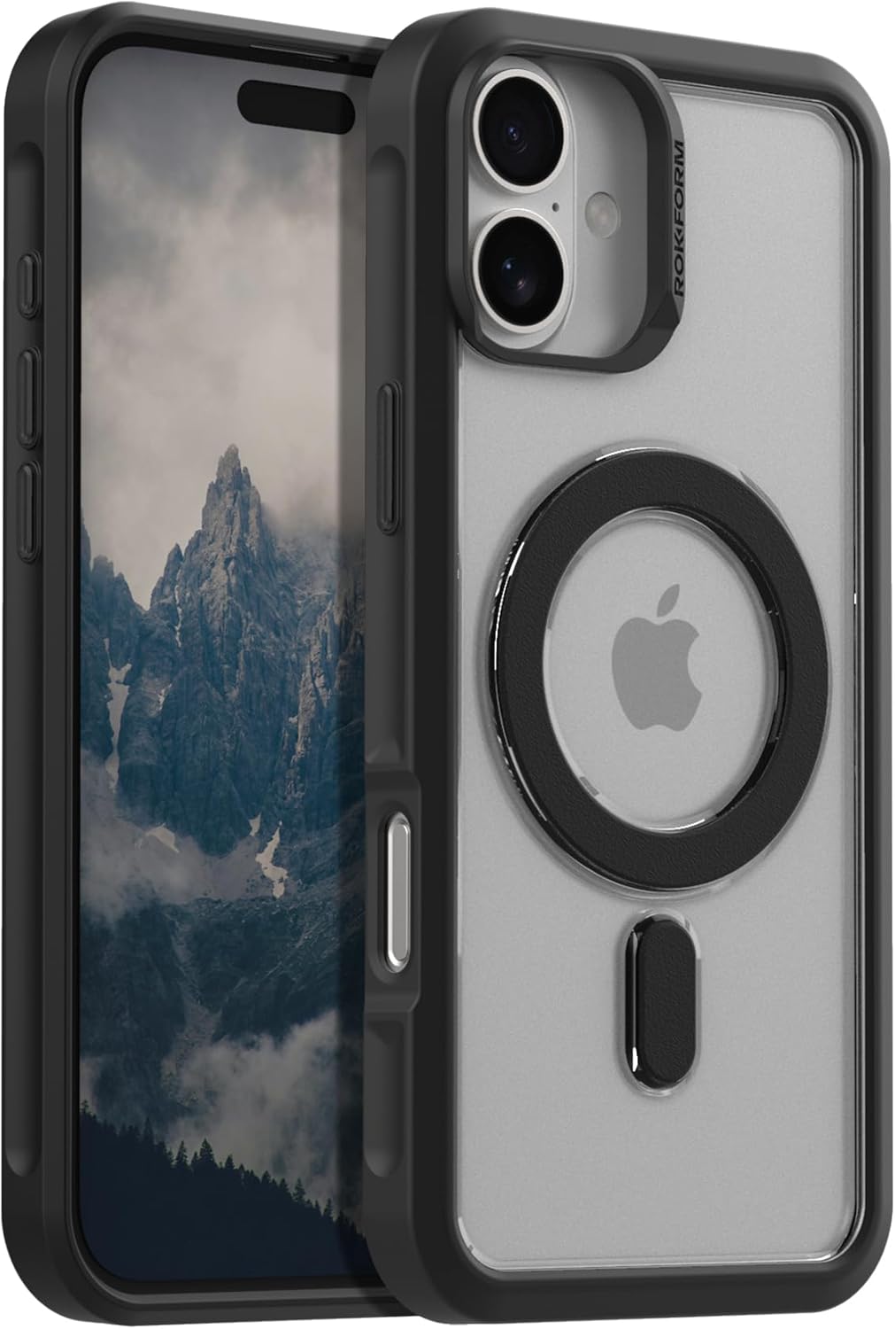 Rokform Slim Case Compatible with The iPhone 16 Plus, Drop Tested Armor (Clear)