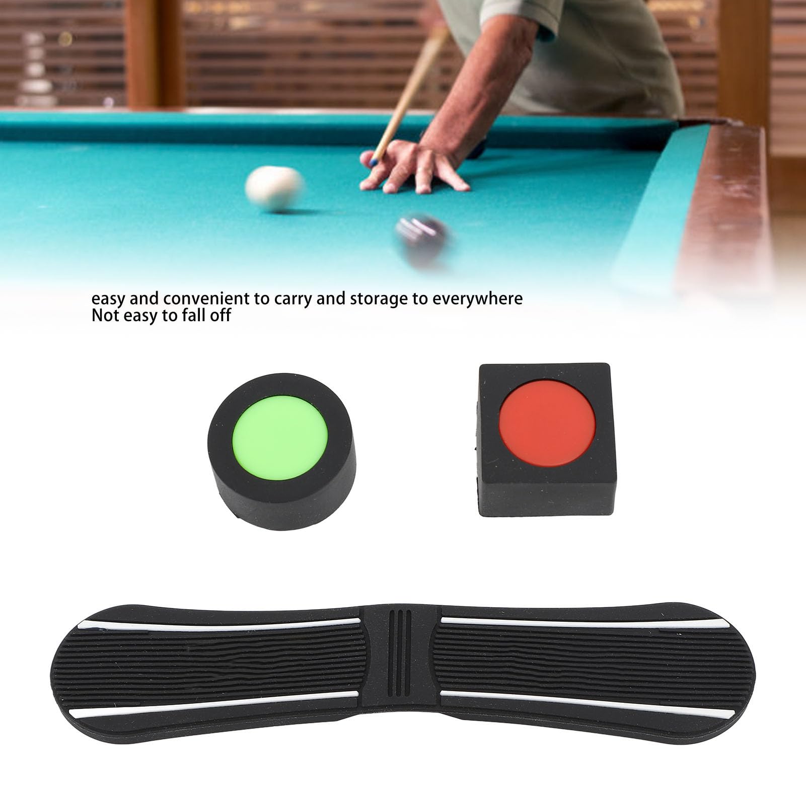 SPYMINNPOO Billiard Chalk Holder, Stylish Multifunctional Pool Chalk Holder Professional Carrying Billiards Accessories