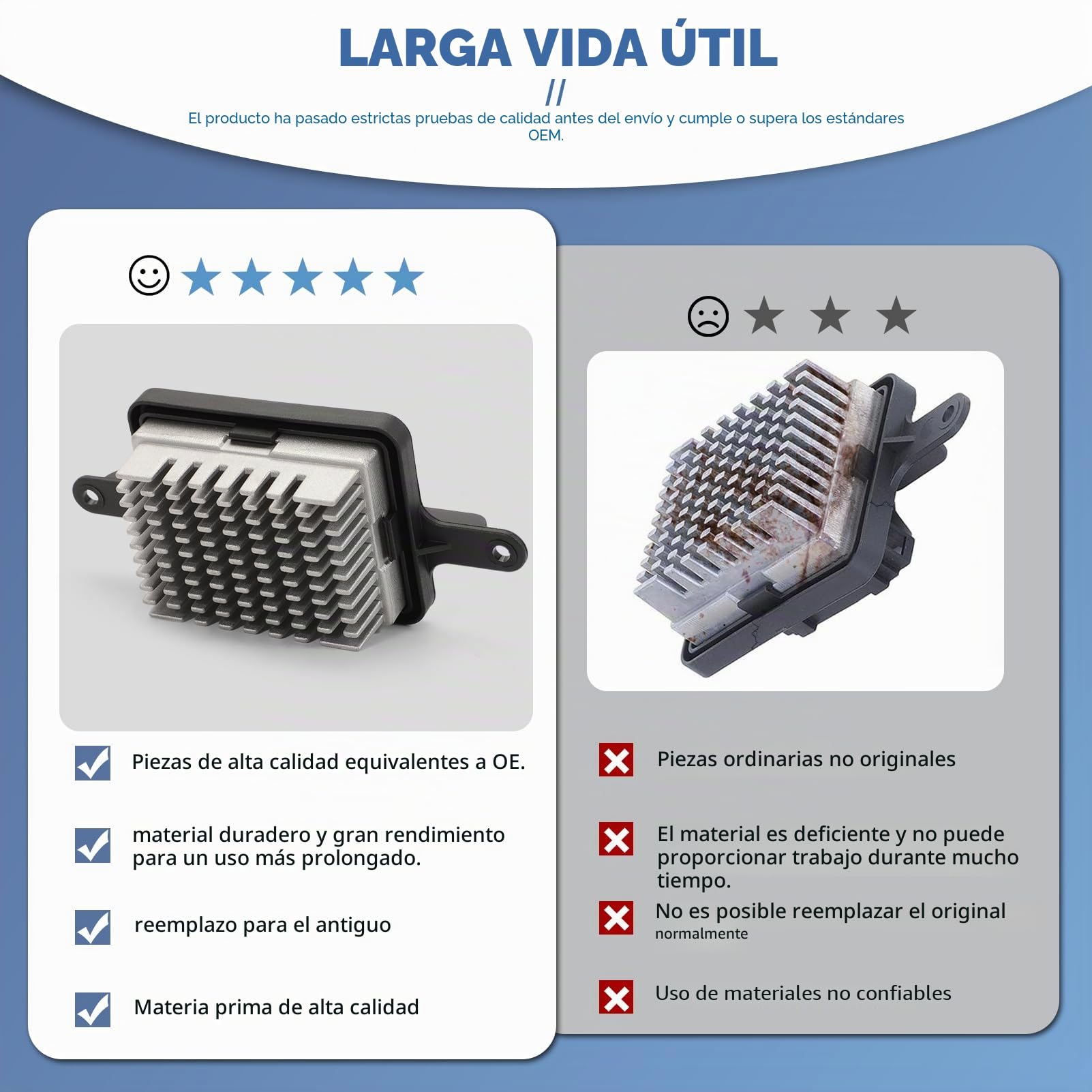 Resistencia del motor del ventilador de calefacción para Peugeot 3008 5008 Citroën DS5 6441CQ P7708005 6441.CQ