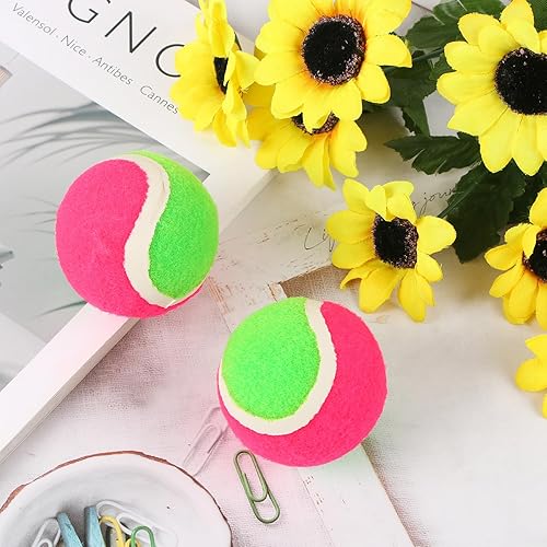 Miniatura 5 de MIDELONG Bolas adhesivas de repuesto para lanzar y atrapar palas de pelota, juegos deportivos (gancho y bucle) actividades al aire libre, repuesto