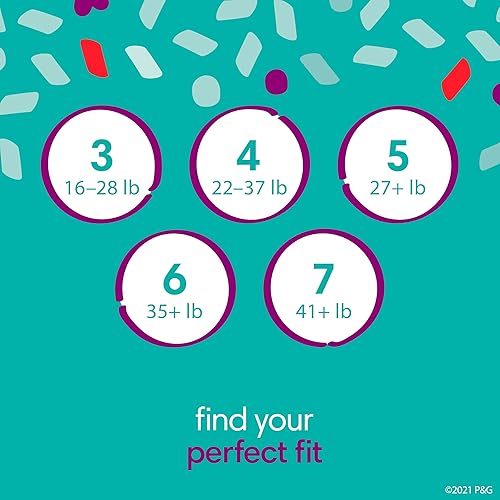 Miniatura 6 de Pañales de tamaño 5, 128 unidades – Pampers Pull On Cruisers 360° Fit Pañales desechables para bebé con cintura elástica, el embalaje y las