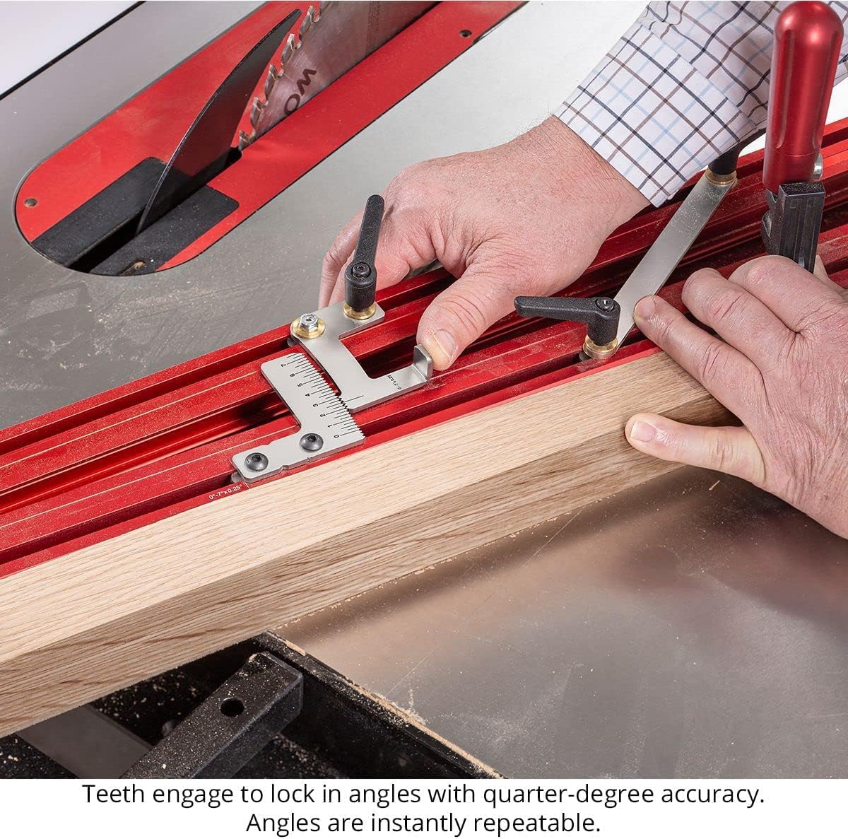 Woodpeckers Precision Taper Jig, 32 Inch, USA Made, Tapering Jig for Table Saw, Up to 15 Degree Angle Adjustment, Feature Packed